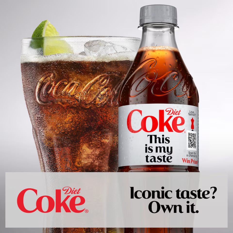 Diet Coke Soft Drink Bottle 500 mL