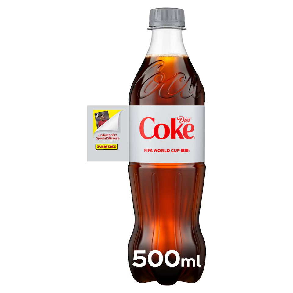 Diet Coke Soft Drink Bottle 500 mL