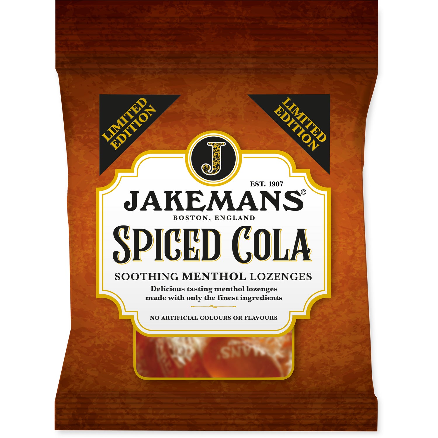 Jakemans Soothing Sweets Spiced Cola Lozenges 73g - 12 Packs
