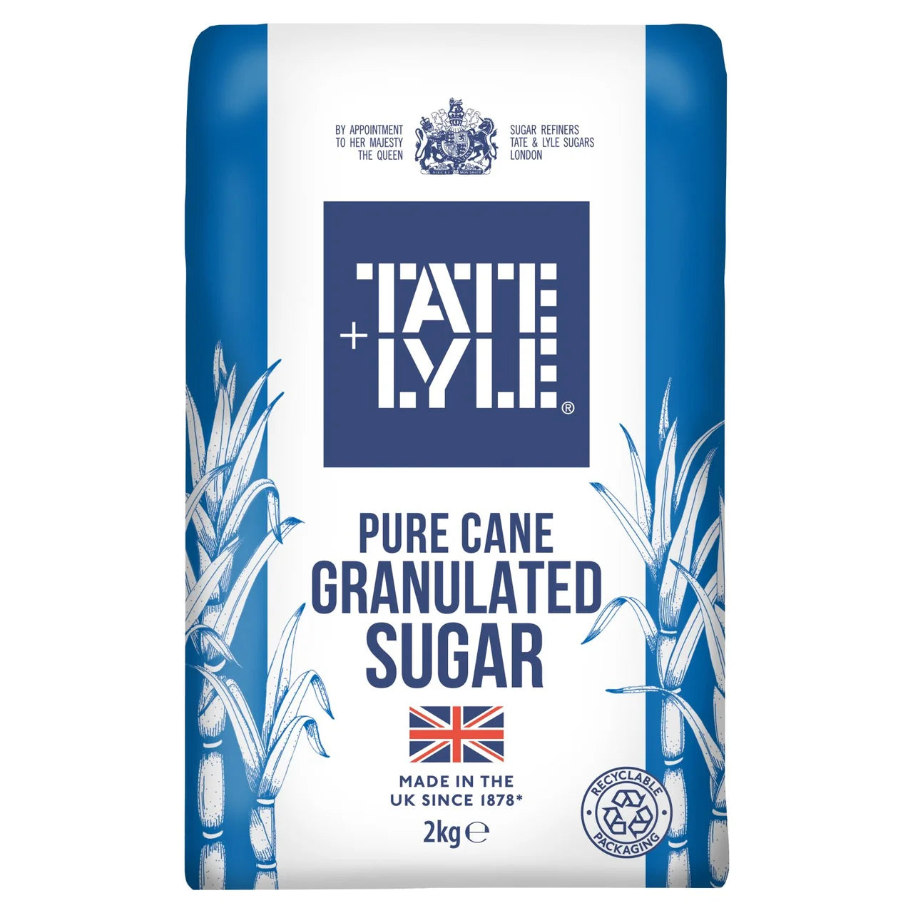 Tate And Lyle White Granulated Sugar 2kg