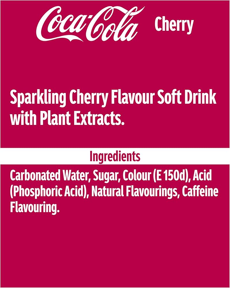 Coca-Cola Zero Sugar Cherry 12 x 500ml