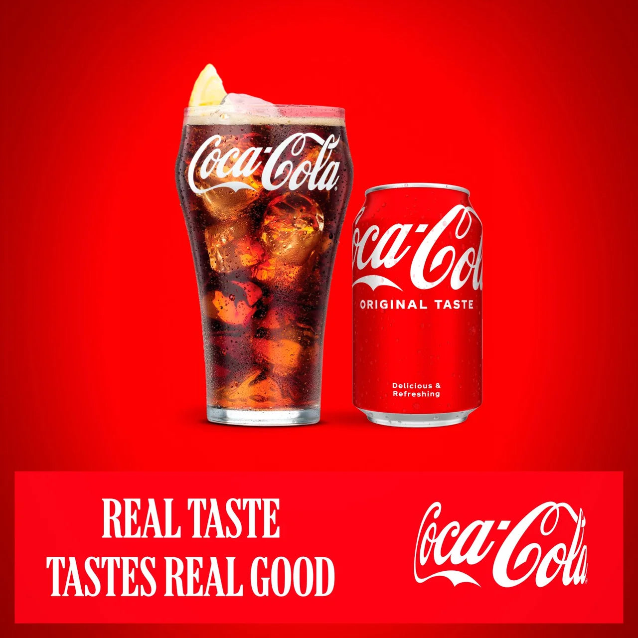 Coca-Cola Original Taste 8 x 330ml Cans