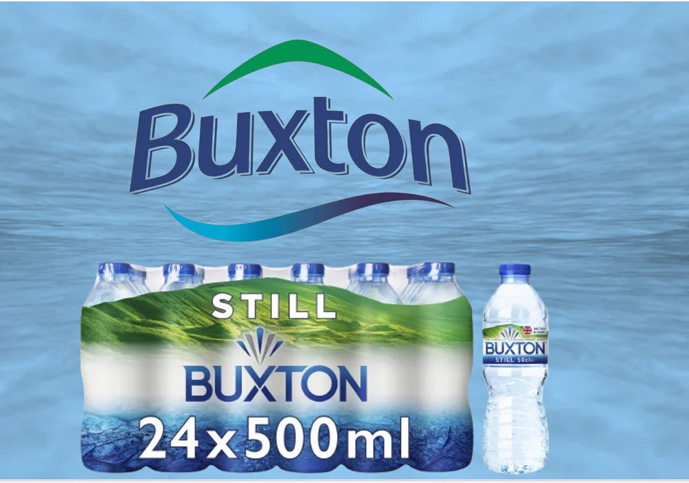 Buxton Natural Still Mineral Water 500ml Pack of 24