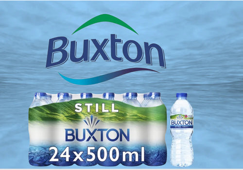Buxton Natural Still Mineral Water 500ml Pack of 24