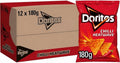 Doritos Chilli Heatwave Tortilla Chips Sharing Bag Crisps 180g x 12 Packs