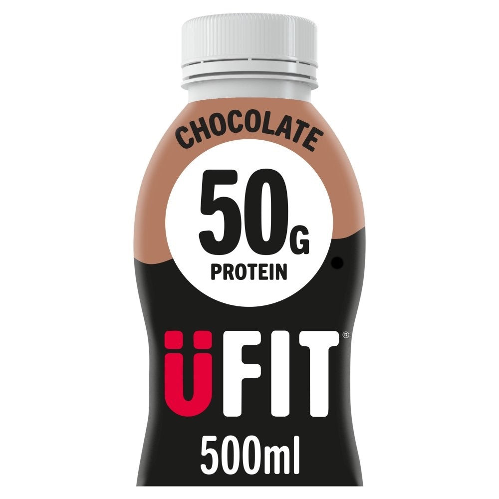 UFIT High 50g Protein Shake (8 x 500 ml) - Chocolate Flavour