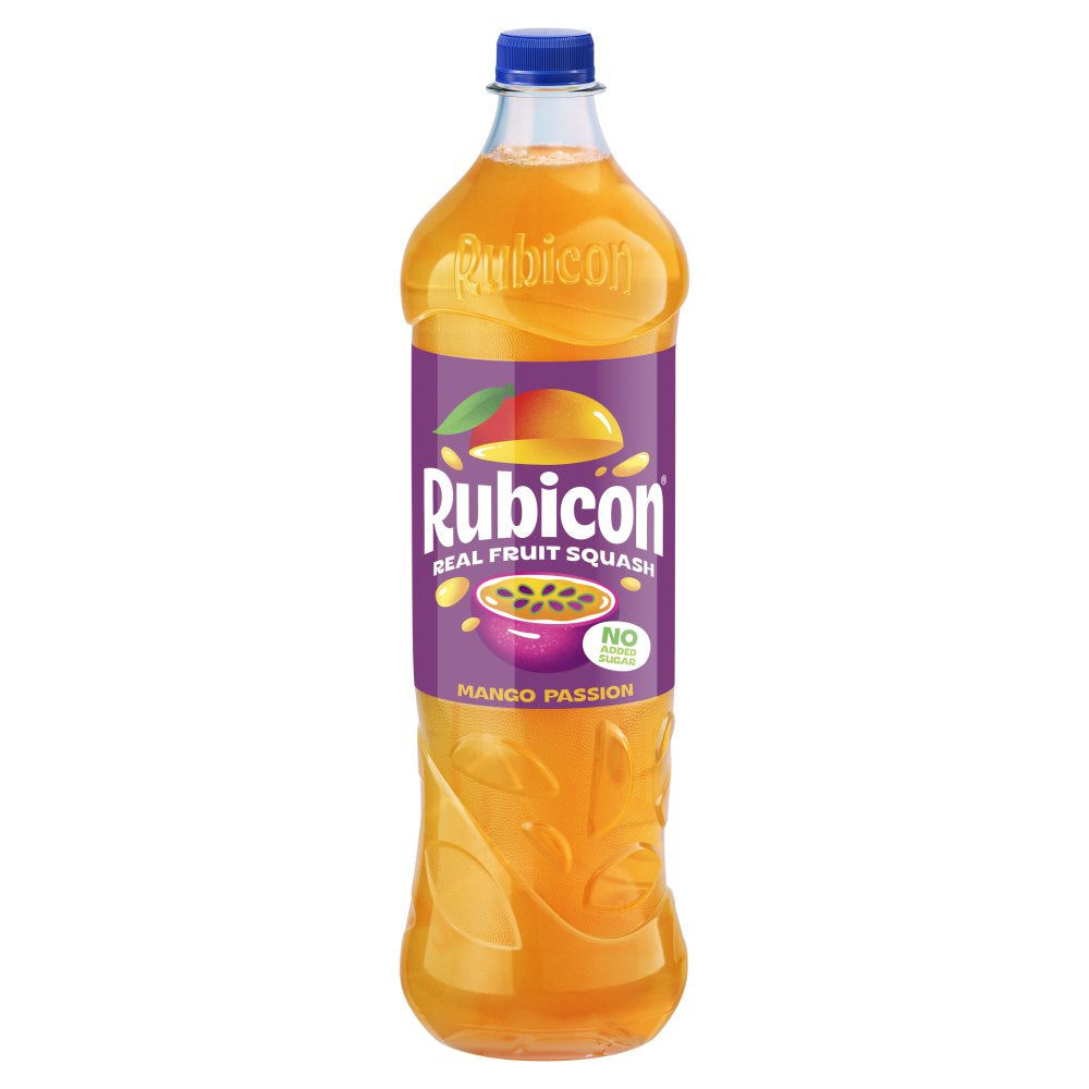 Rubicon Real Fruit Squash Mango Passion Bottle 1L