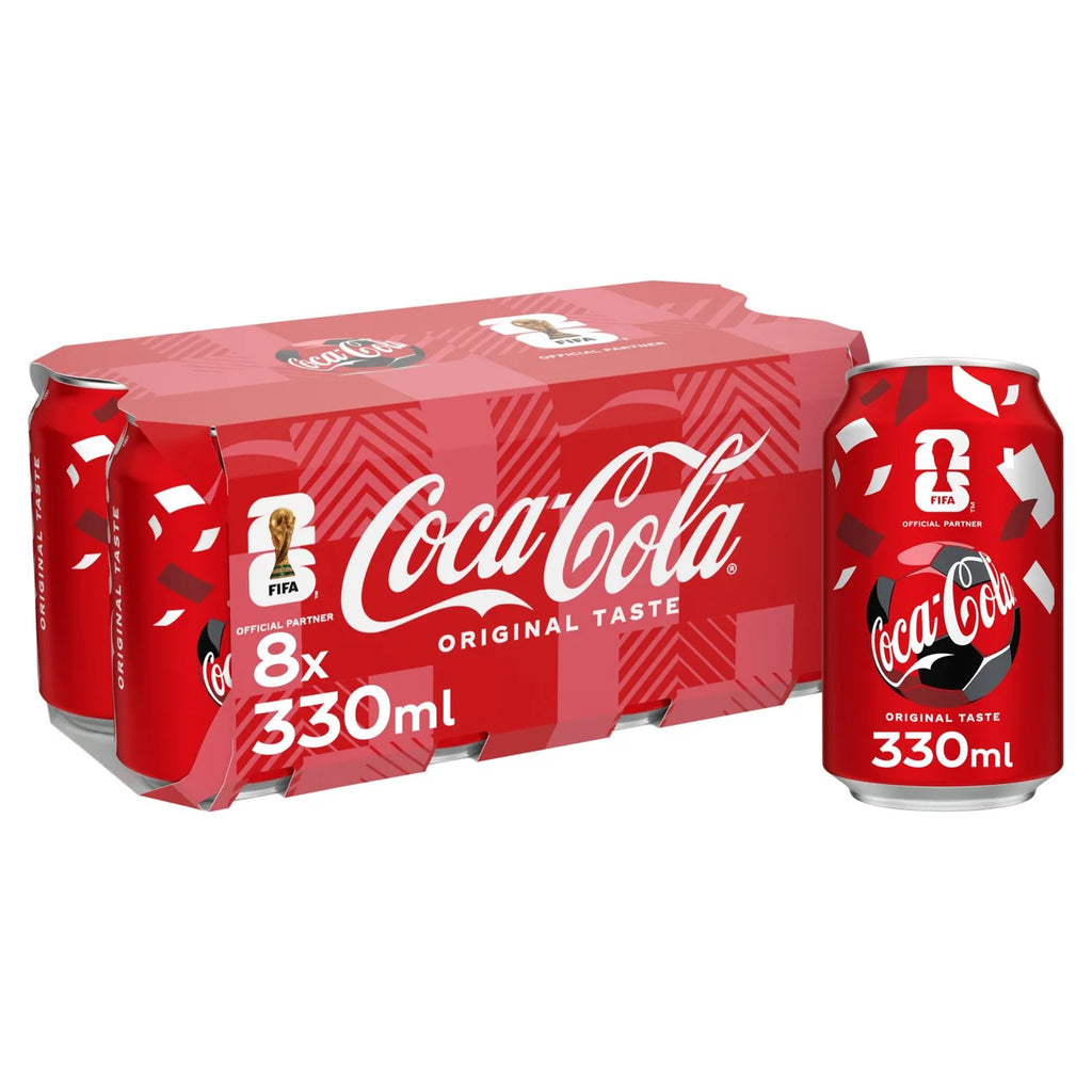 Coca-Cola Original Taste 8 x 330ml Cans