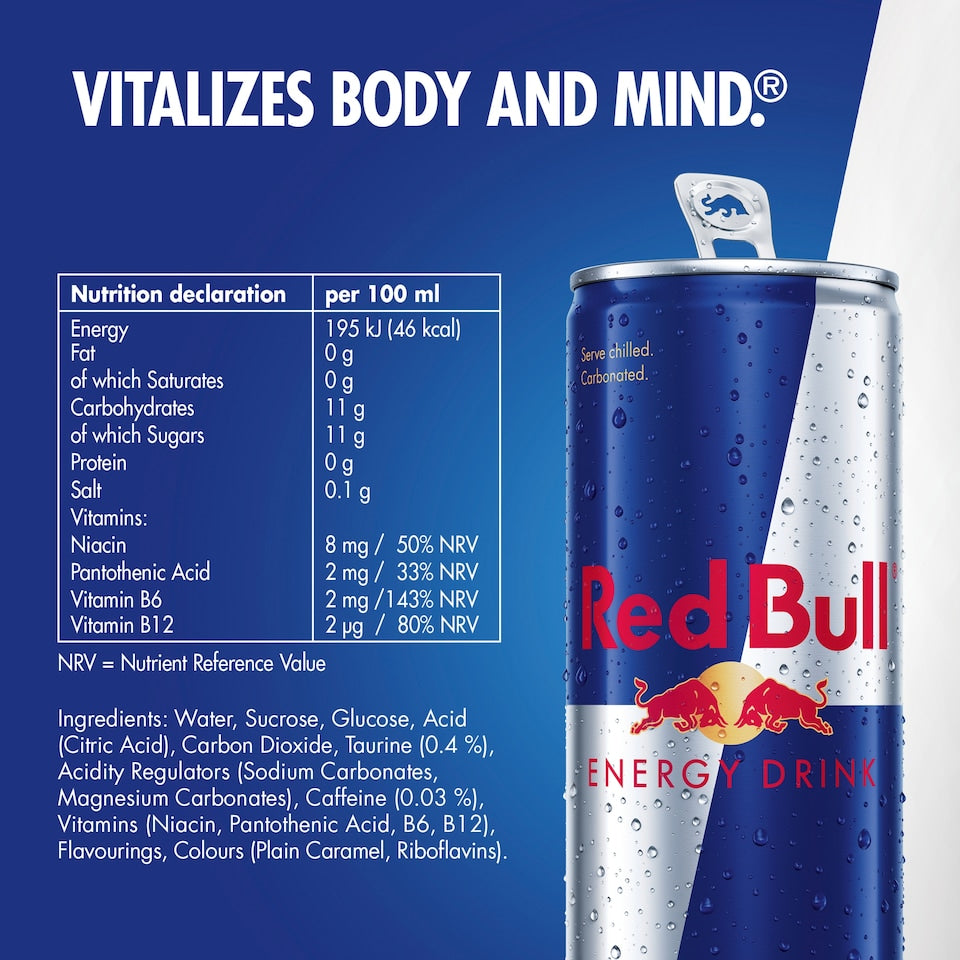 Red Bull Energy Drink 355ml X 24 Cans