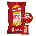 Walkers Ready Salted Crisps Multipack 6x25g