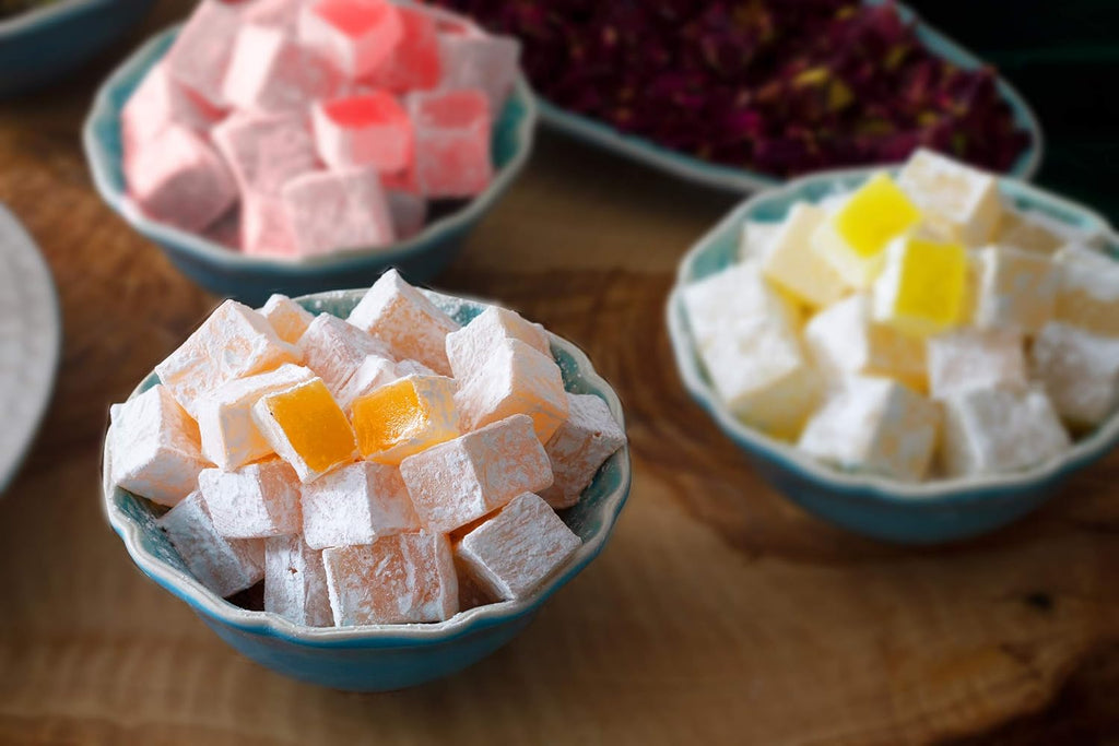 Turkish Delight White Box Orange Flavour 230g