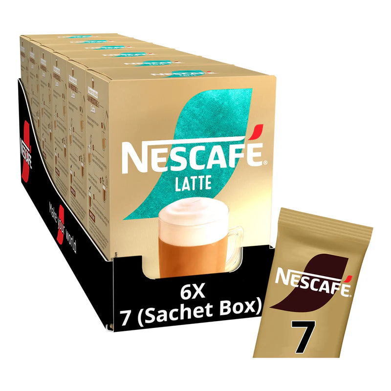 NESCAFÉ Latte Instant Coffee Sachets 42 Pack