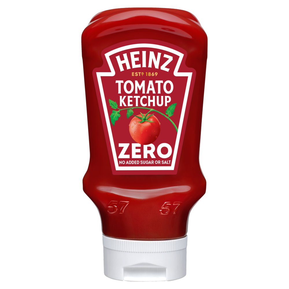 Heinz Tomato Ketchup Zero Added Sugar & Salt 400ml