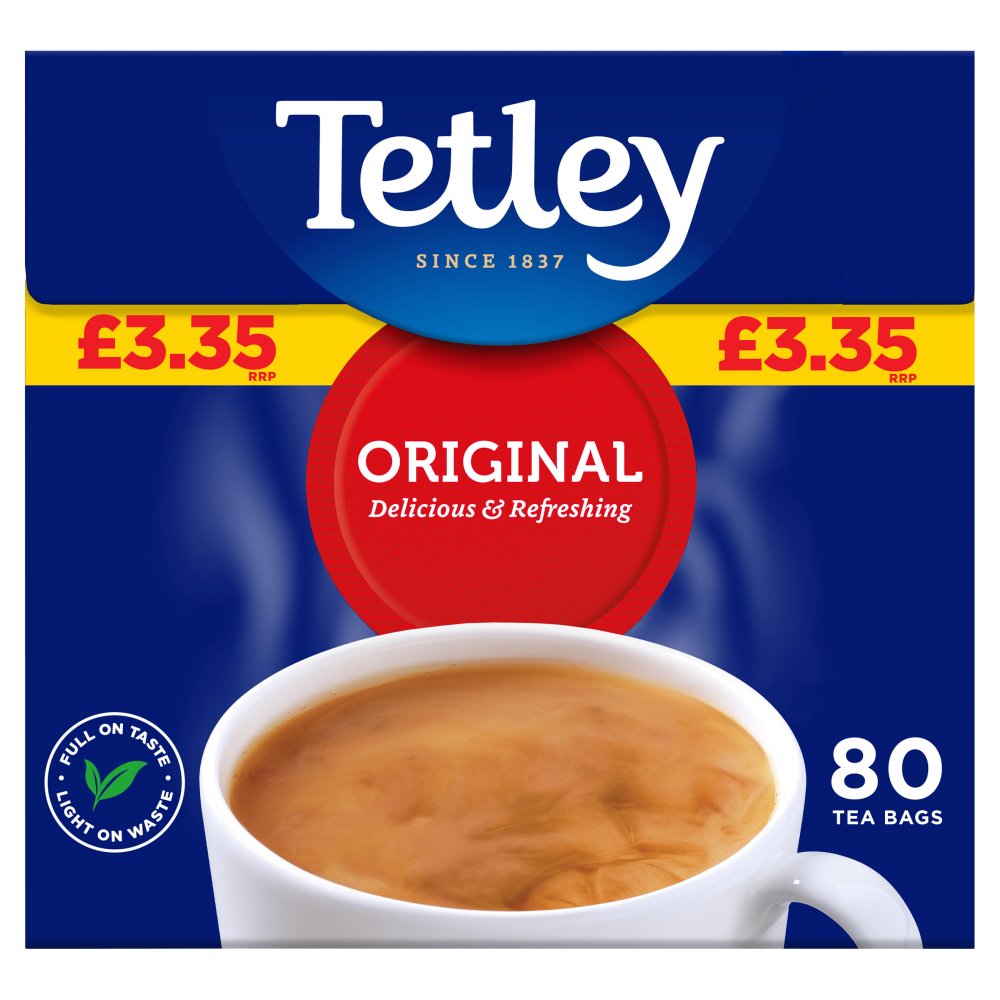 Tetley 80 Original Tea Bags 250g