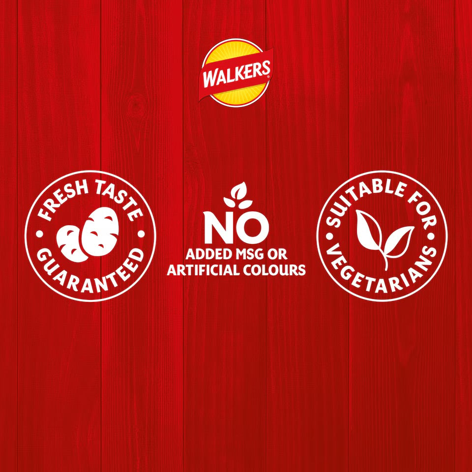 Walkers Ready Salted Crisps Multipack 6x25g
