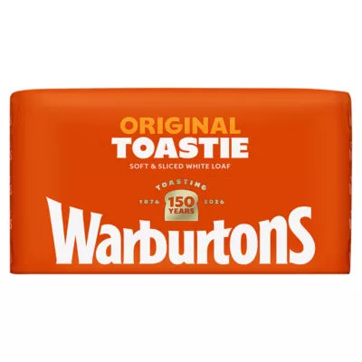 Warburtons Original Toastie Soft & Sliced White Loaf 800g