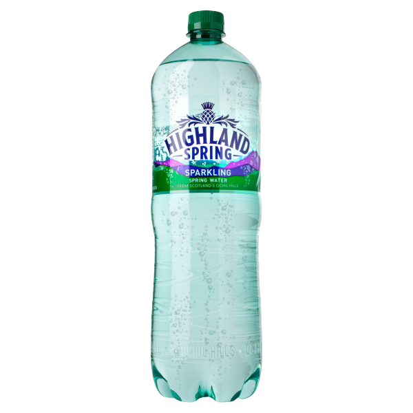 Highland Spring Sparkling Water Bottle 1.5 L - 12 Pack