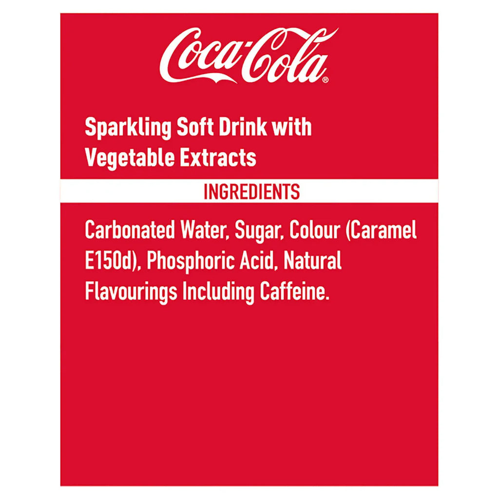 Coca-Cola Soft Drink 330ml Can (Pack of 24)