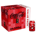 Coca-Cola Zero Sugar Soft Drink Cans 24 x 330 mL