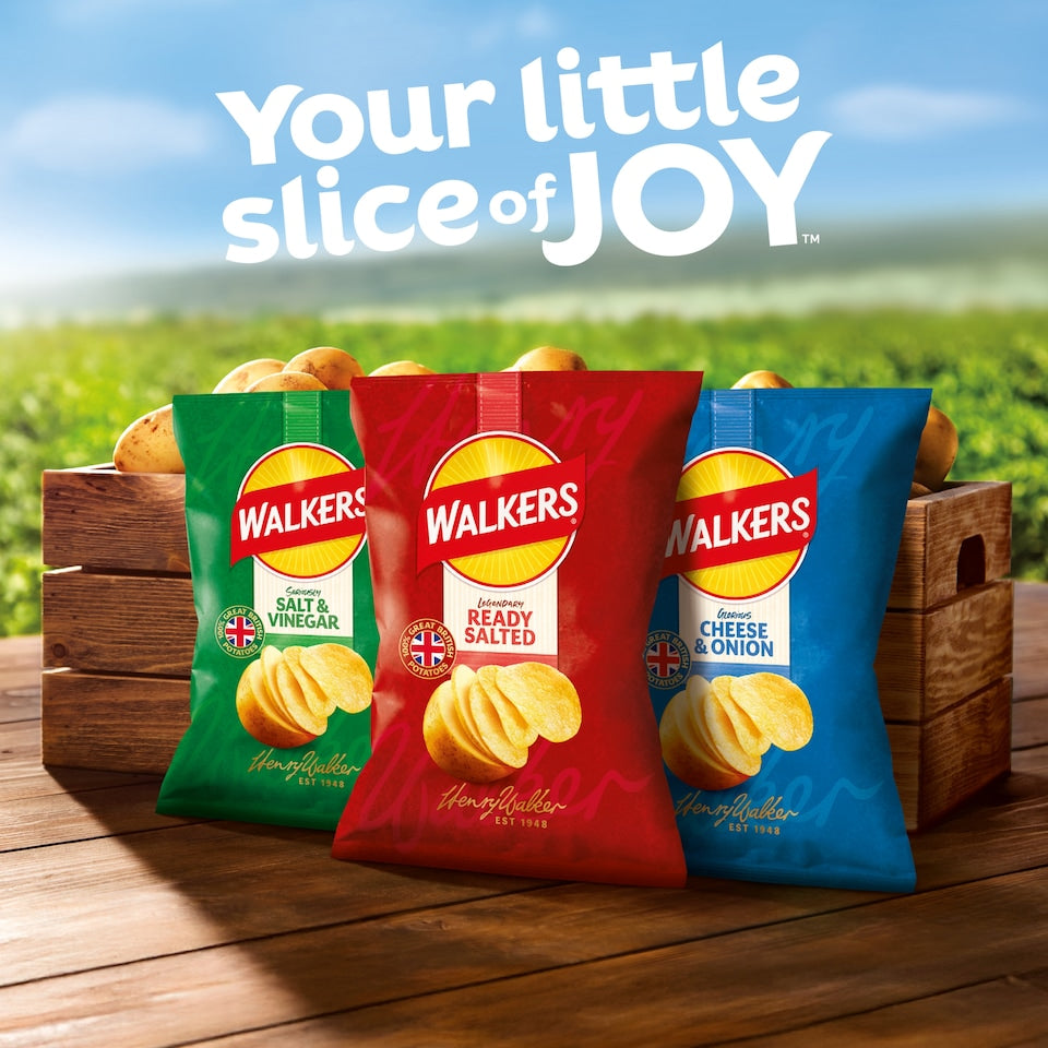 Walkers Ready Salted Crisps Multipack 6x25g