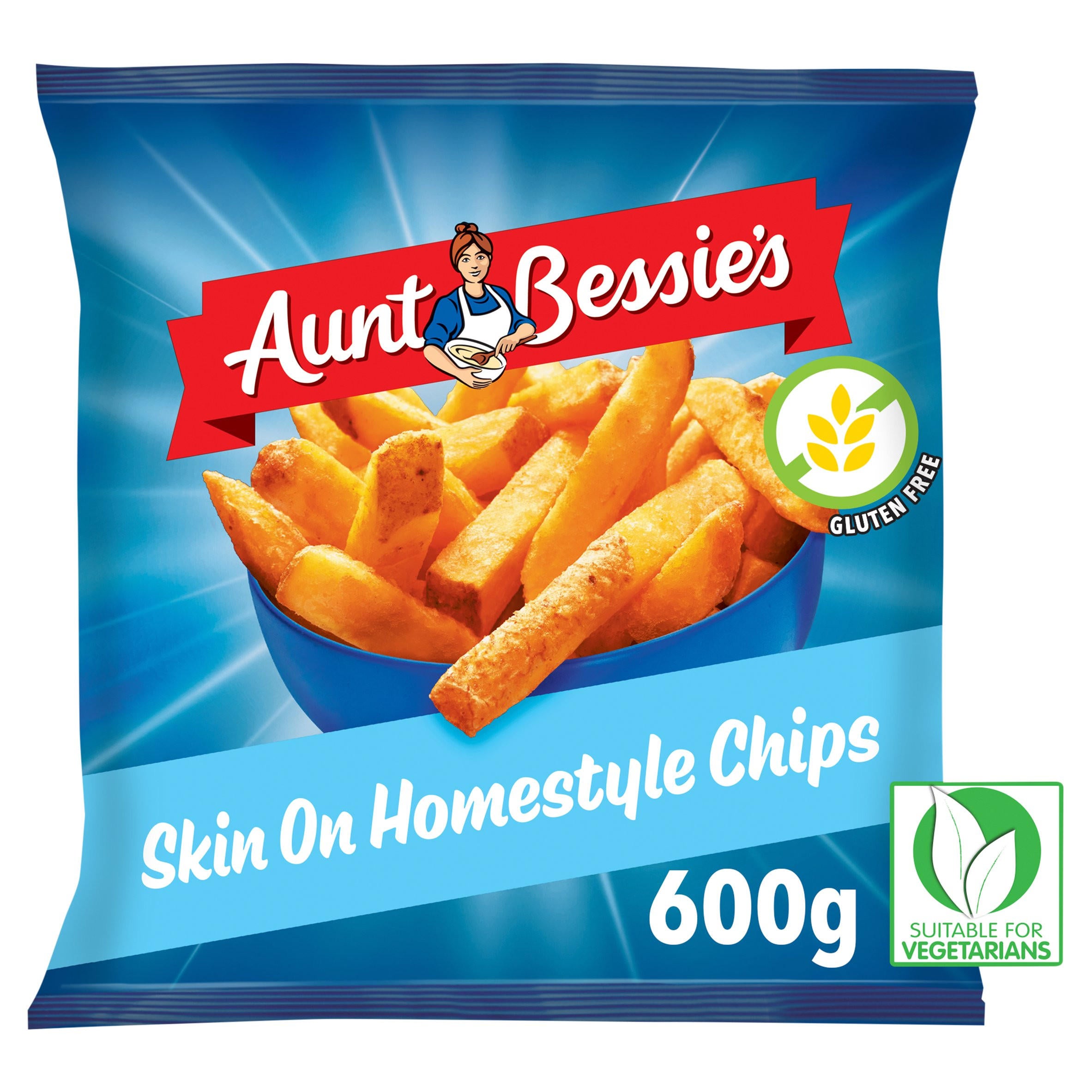 Aunt Bessies Homestyle Chips 600 gm