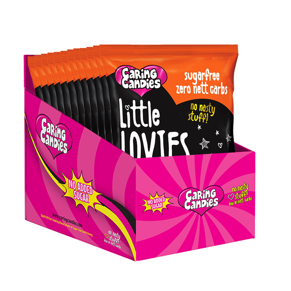 Sugar Free Candy: Little Lovies | 100g | Assorted Citrus