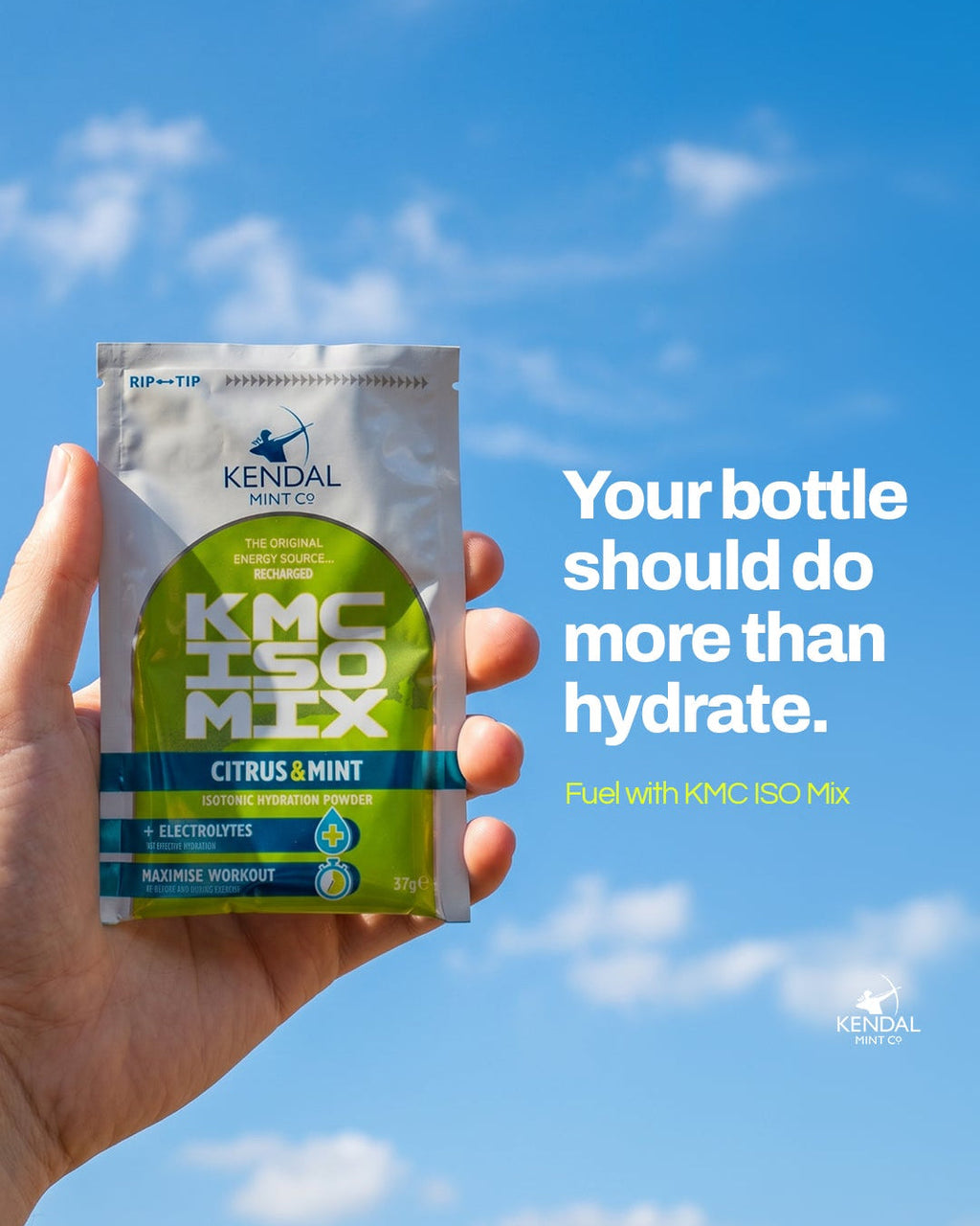 KMC ISO MIX Isotonic Hydration | Citrus Mint |+Electrolytes Super Bundle (90 x 37g)