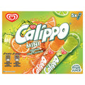 Wall's Mini Calippo Orange and Lemon-Lime Ice Lollies 5 x 80ml