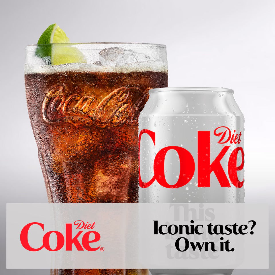 Diet Coke Soft Drink Cans 24 x 330 mL