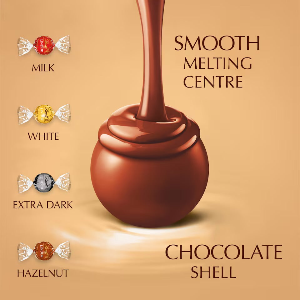 Lindt Lindor Assorted Chocolate Truffles Box 337g