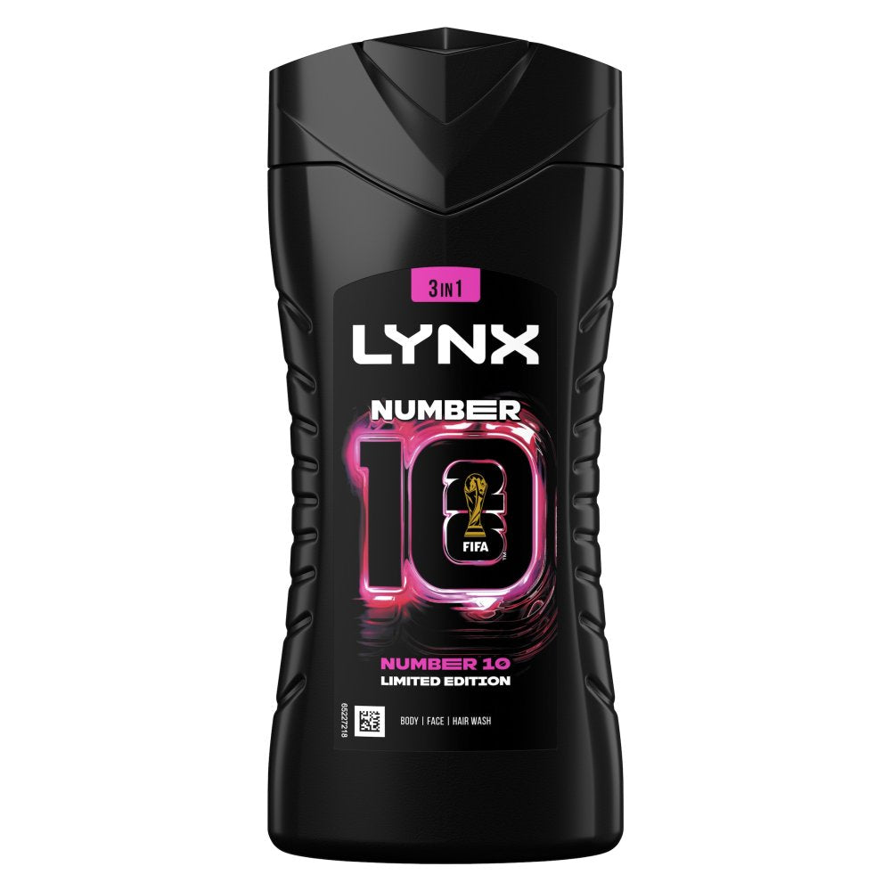 LYNX Number 10 3-in-1 Body Wash 225 ML X 6