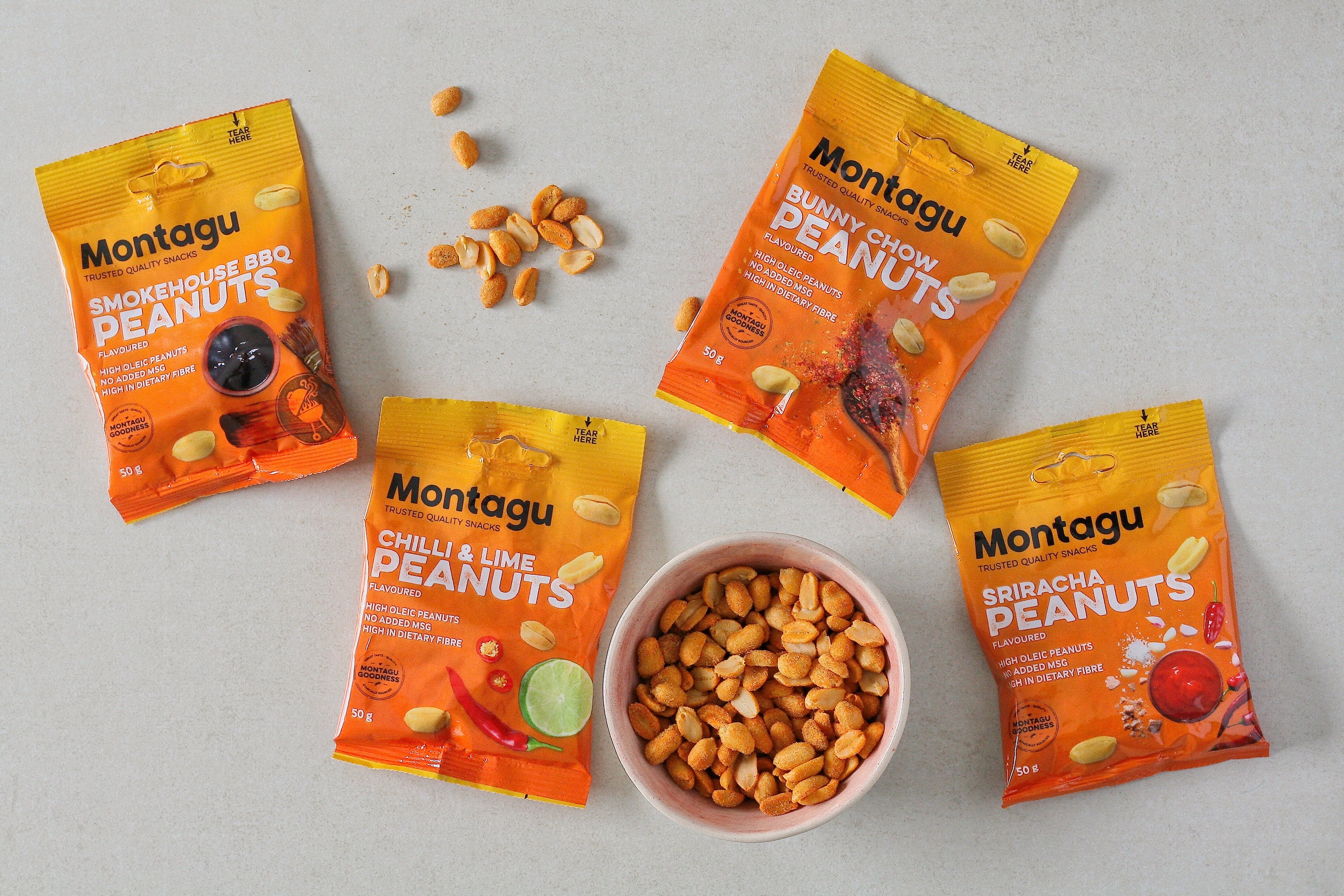Montagu: Roasted Peanuts Smokehouse BBQ Flavoured 50g